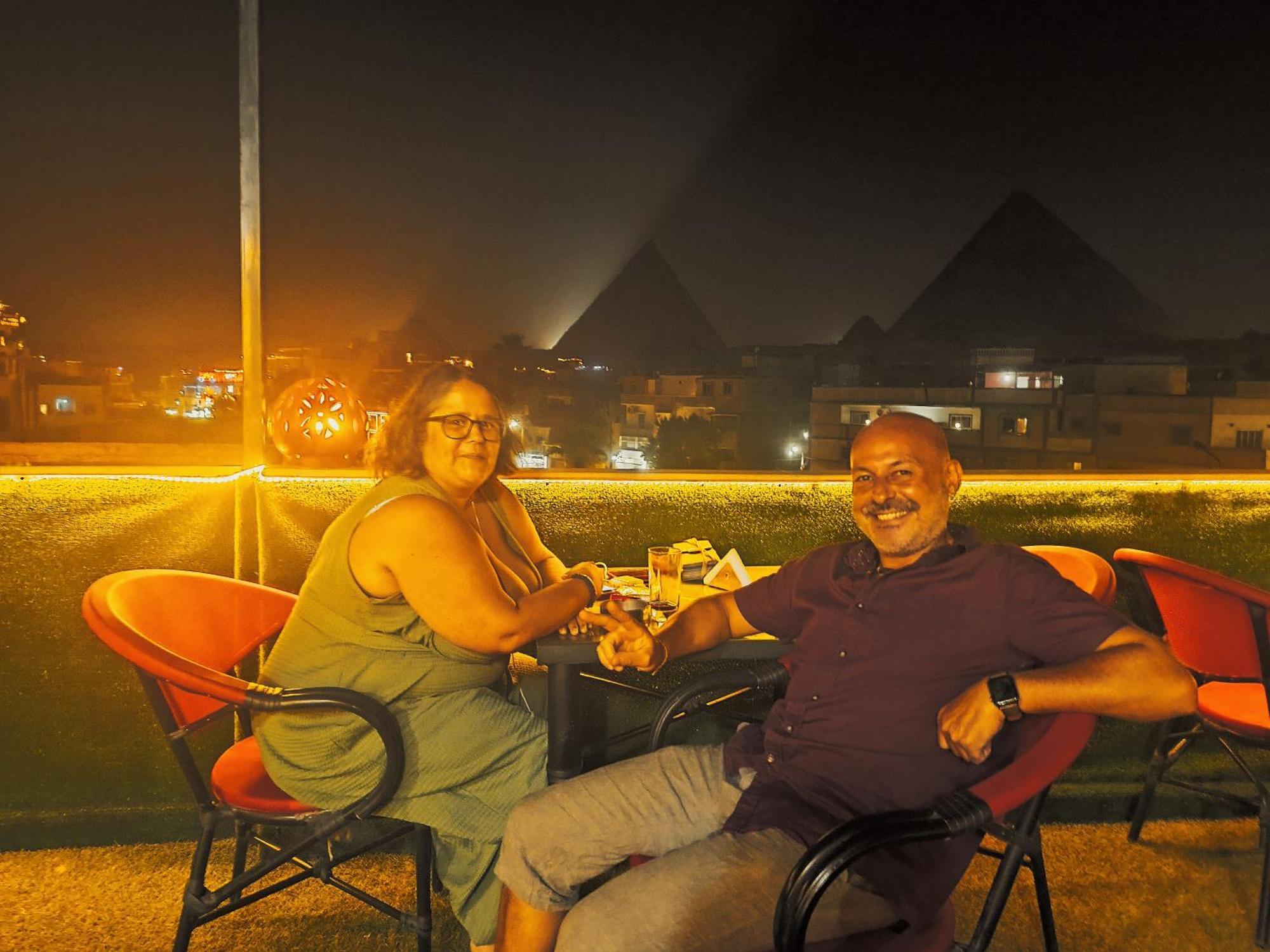 Hotel Magic Golden Pyramids View à Kafret el-Gabal Extérieur photo
